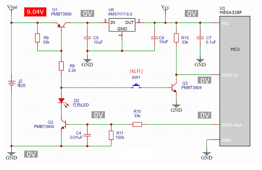 一鍵開機 關機電路